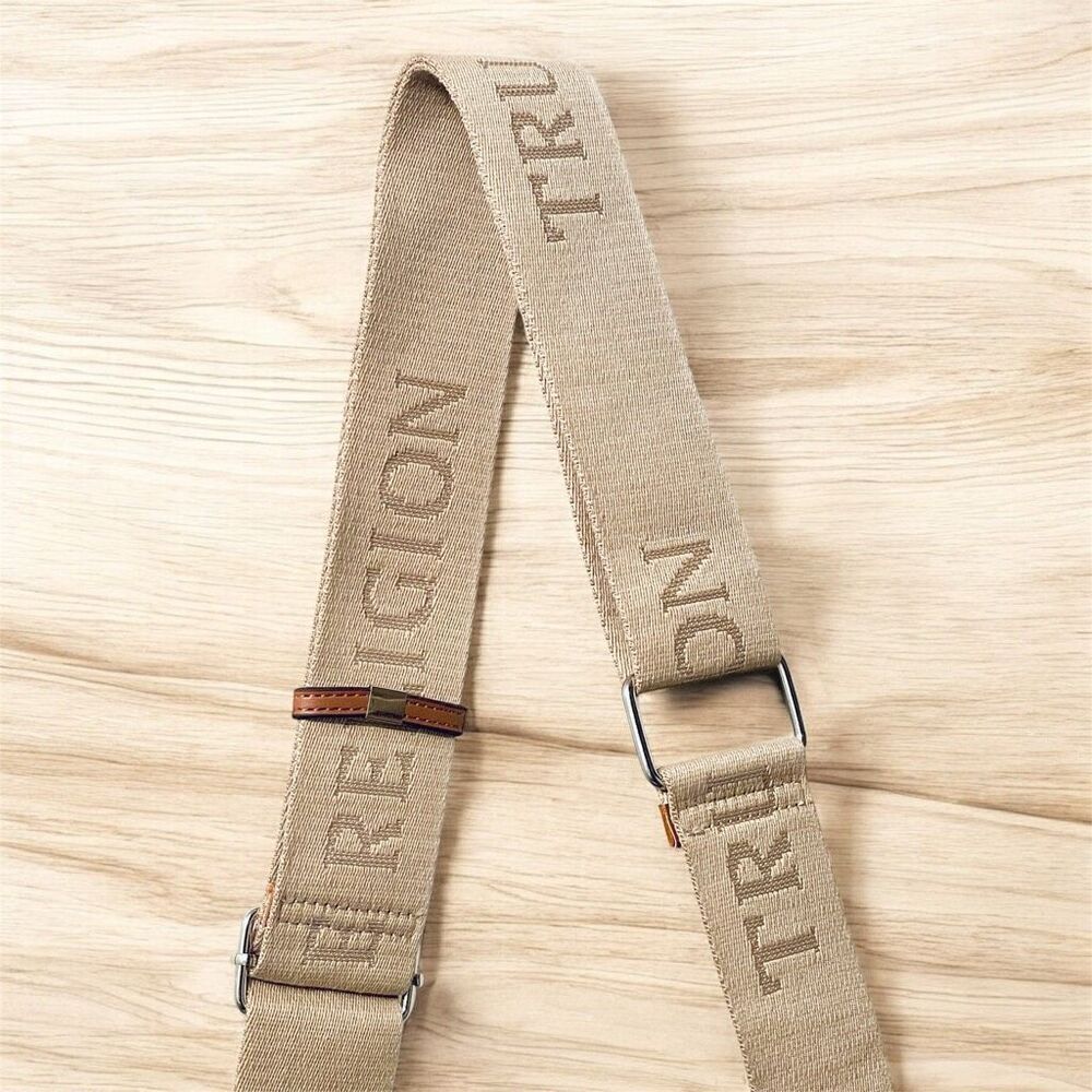 NWT Gorgeous True Religion Denim Signature Guitar Strap Crossbody Tote Bag - Picture 5 of 16